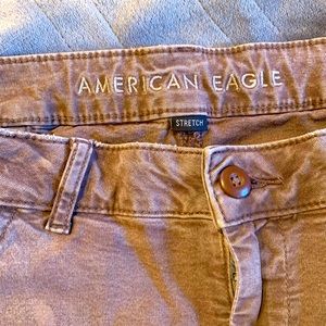 American Eagle crop cargo pants